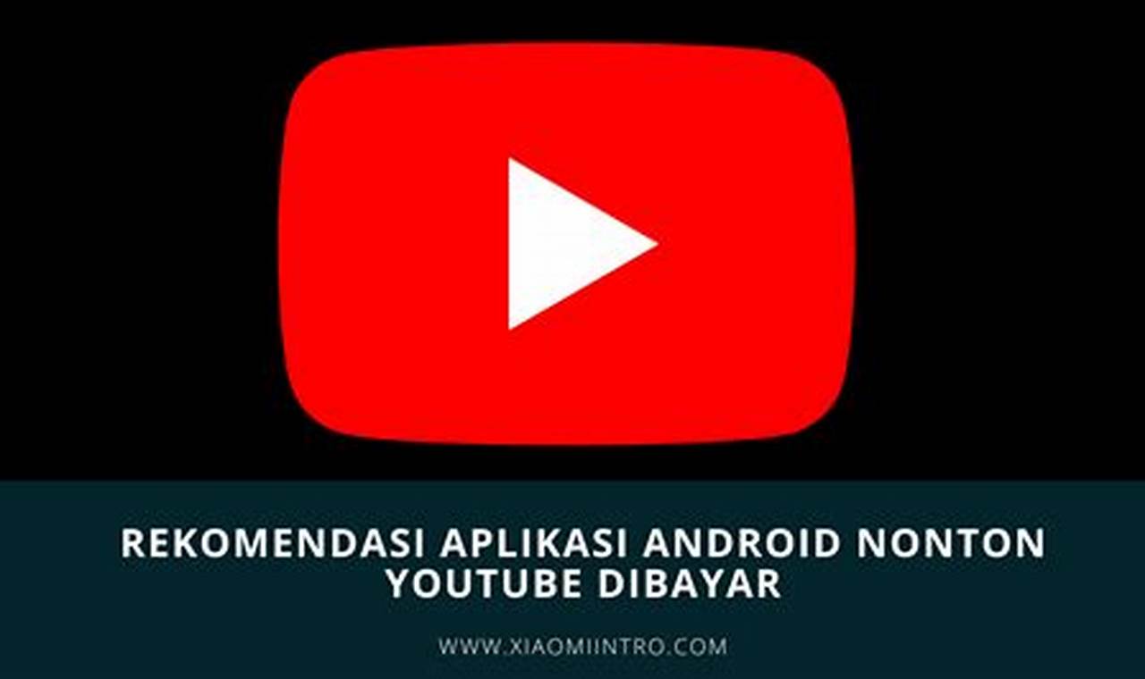 Aplikasi Penghasil Uang: Nonton YouTube Dibayar!