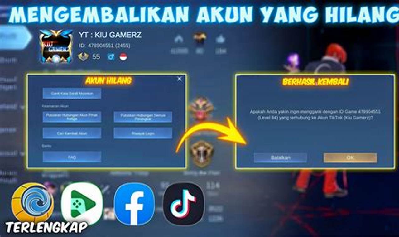 Cara Terbaik Mengembalikan Akun Mobile Legends yang Hilang dengan Cepat