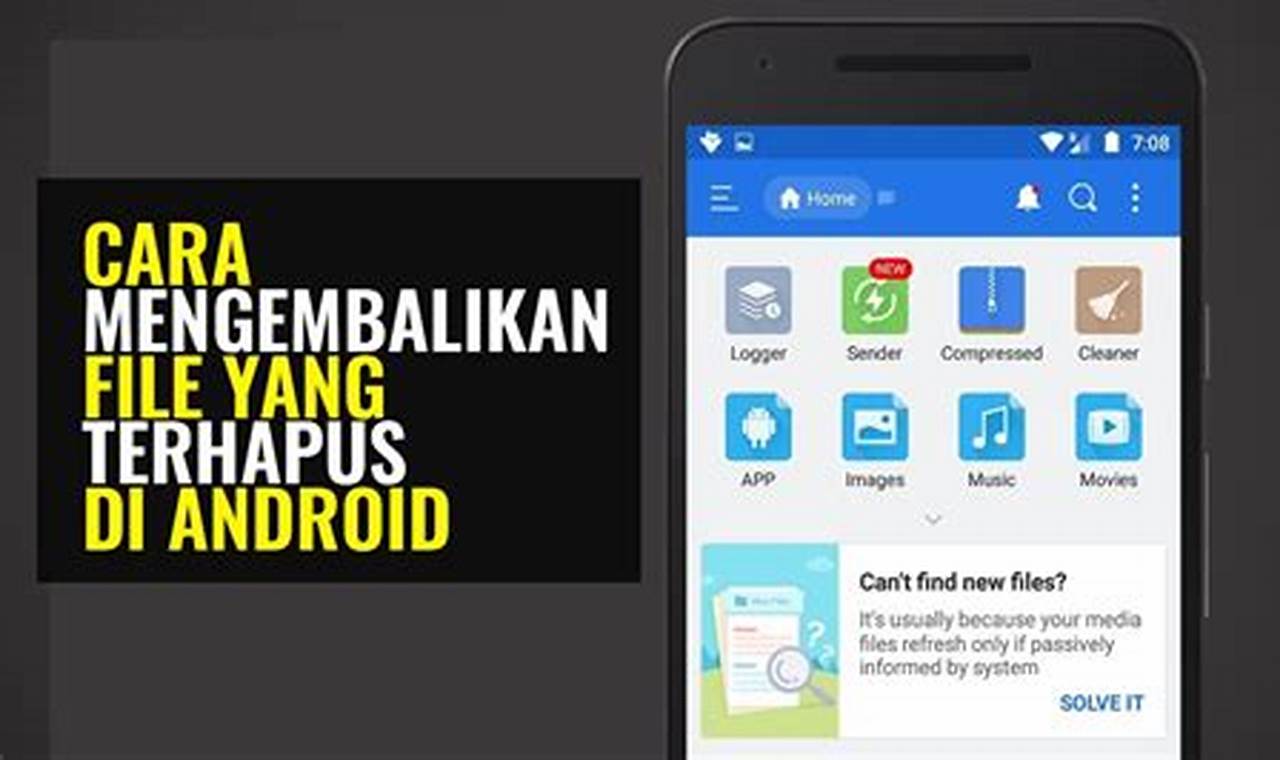 Cara Tepat: Mengembalikan File Terhapus Permanen di Android