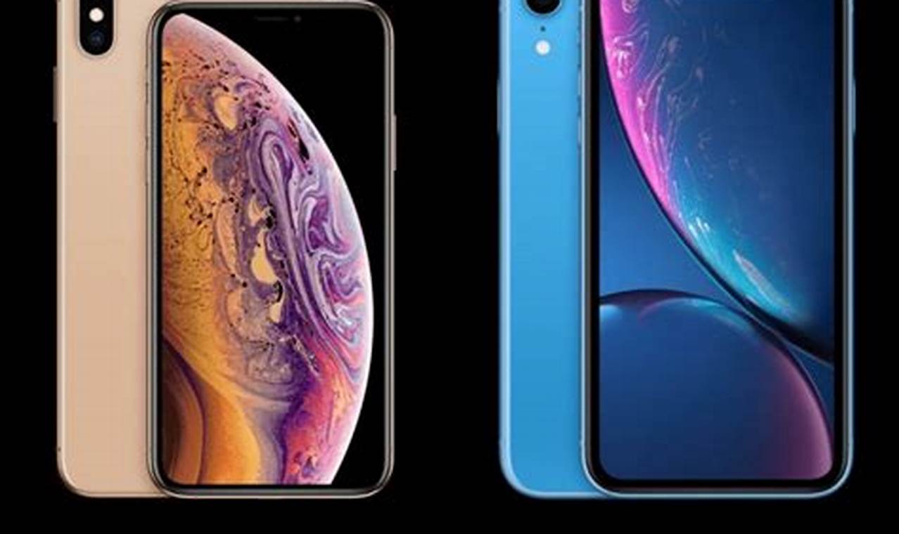 Perbedaan Spesifikasi iPhone XS dan XR: Panduan Lengkap