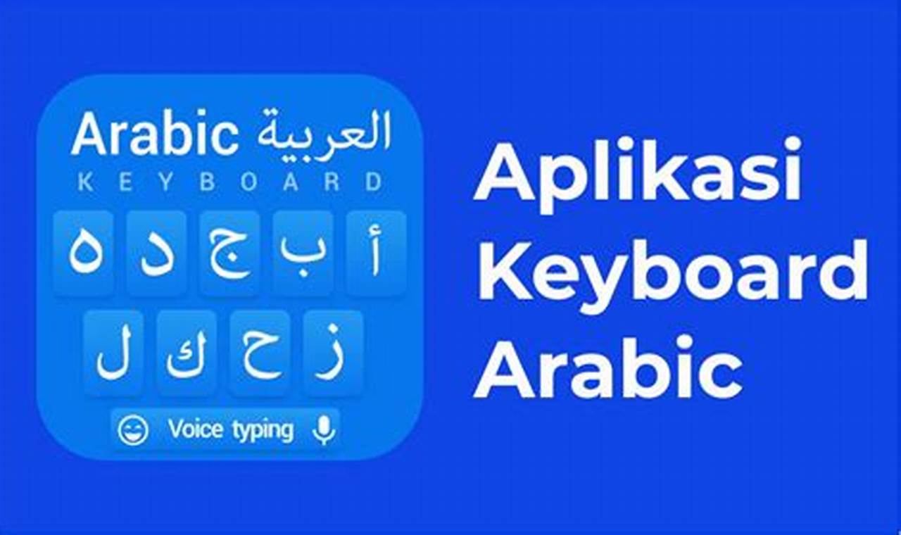 Aplikasi Keyboard Arab Terbaik: Tingkatkan Komunikasi dan Produktivitas Anda